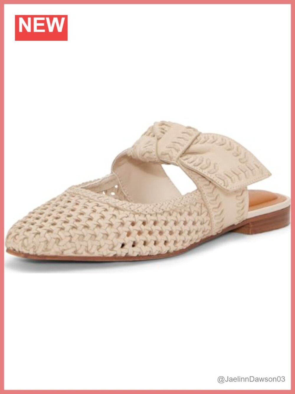 Lucky Brand Leather Mule Slip-On Rhinestone Casual Flat